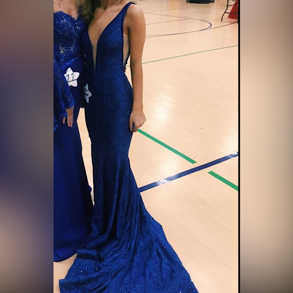 Johnathan Kayne elegant blue gown